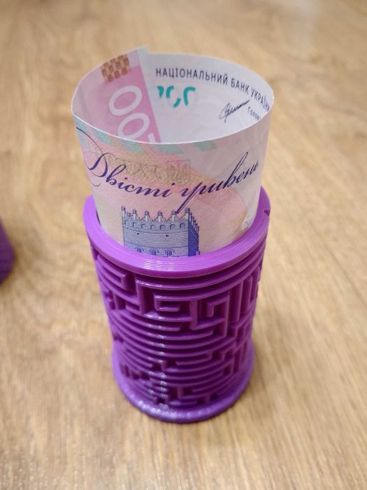 Копилка-лабиринт денежный подарок для детей и взрослых купюрница