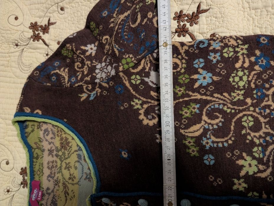 Sweter kardigan IVKO 40 wełna merino