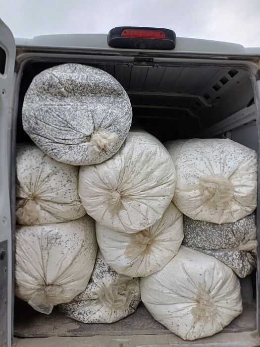 Granulat styropianowy, mielony styropian-regranulat