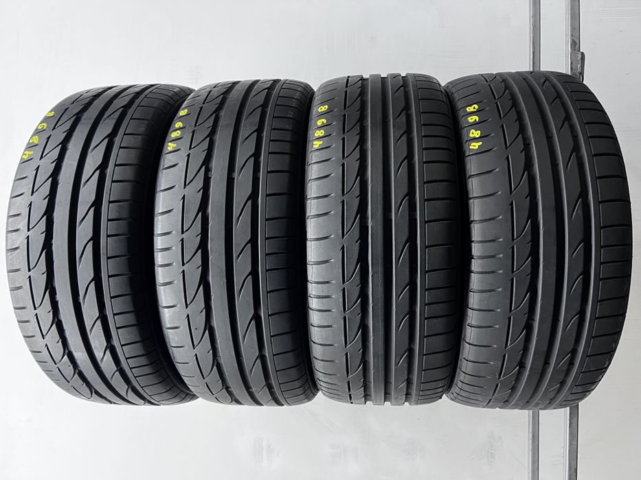 4шт літо 225/45/R18 7,2мм 2022р Bridgestone Potenza S 001 RUNFLAT