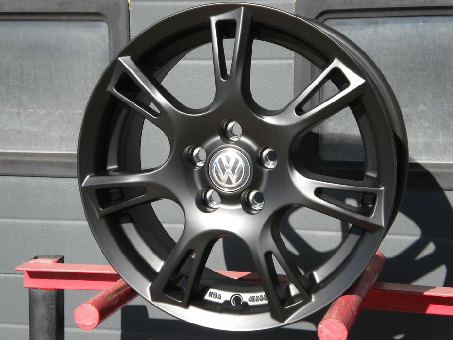 Felgi aluminiowe 15 5x100 Vw Polo Golf IV Bora !NOWE! czarny mat