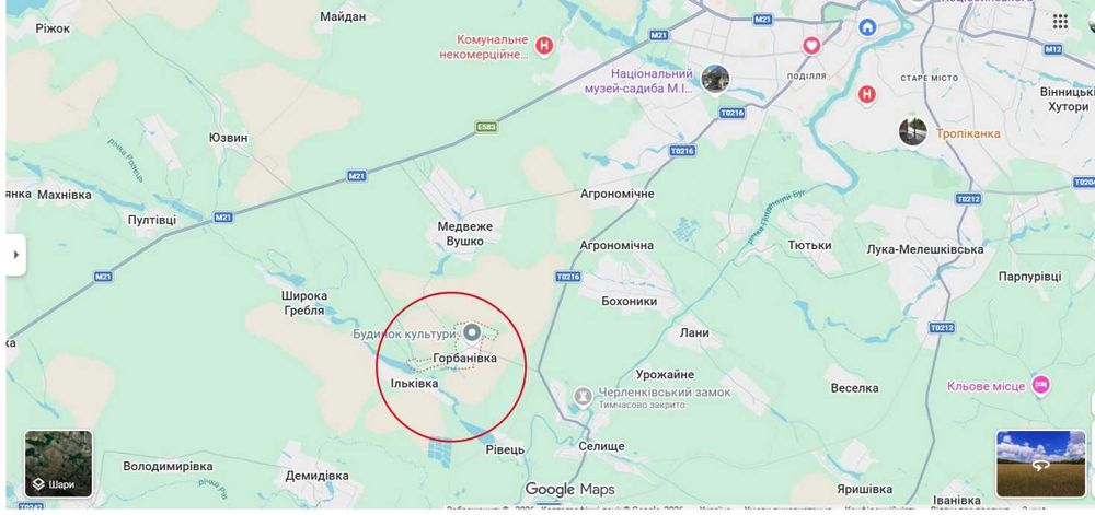 ділянка с. Горбанівка