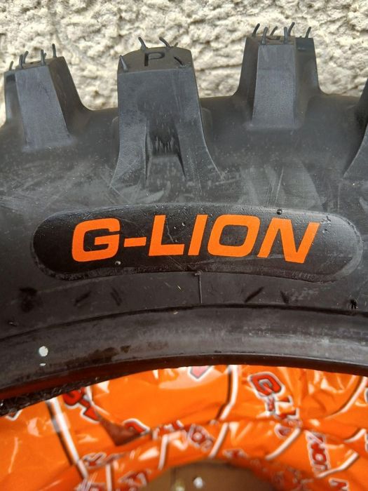 Мото шина 120/100-18 (G-Lion) красная полоска жесткая