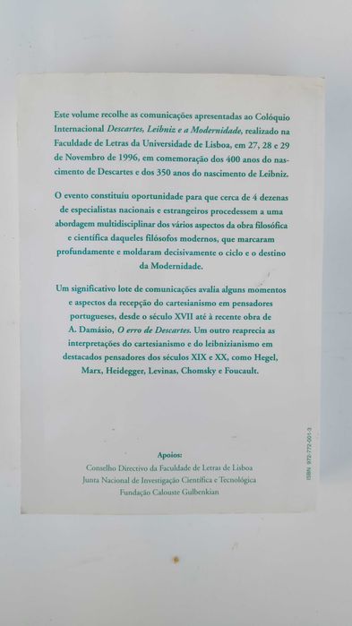 Descartes, Leibniz e a Modernidade