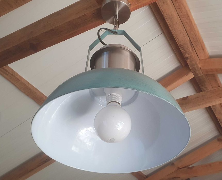 Candeeiro luminario industrial vintage