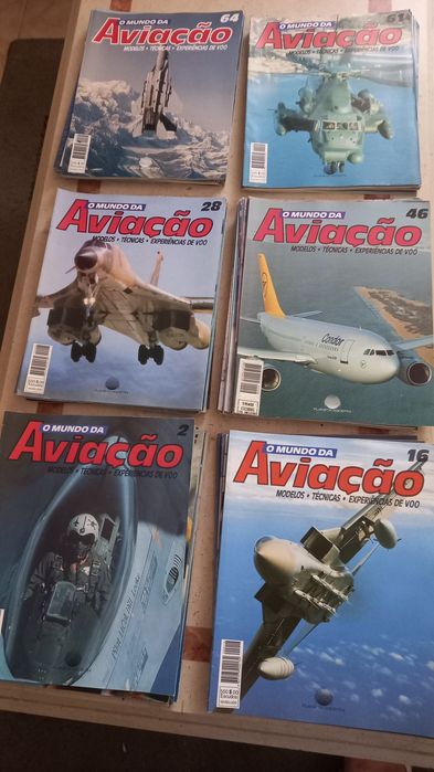 Vendo 77 fascículos  do Mundo da Aviação