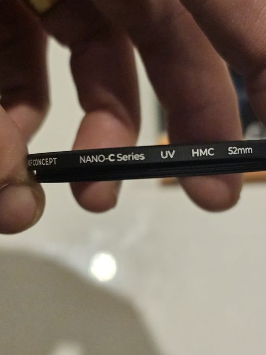 Filtro uv HMC 52mm k&F concept nunca usado