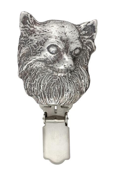 Chihuahua długowłosy clipring posrebrzany Art-Dog