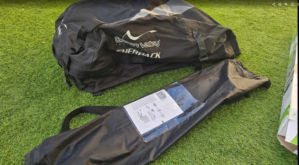 Mala / Saco de Tejadilho Dobrável Green Valley Sherpack – Como Novo / Excelente Estado