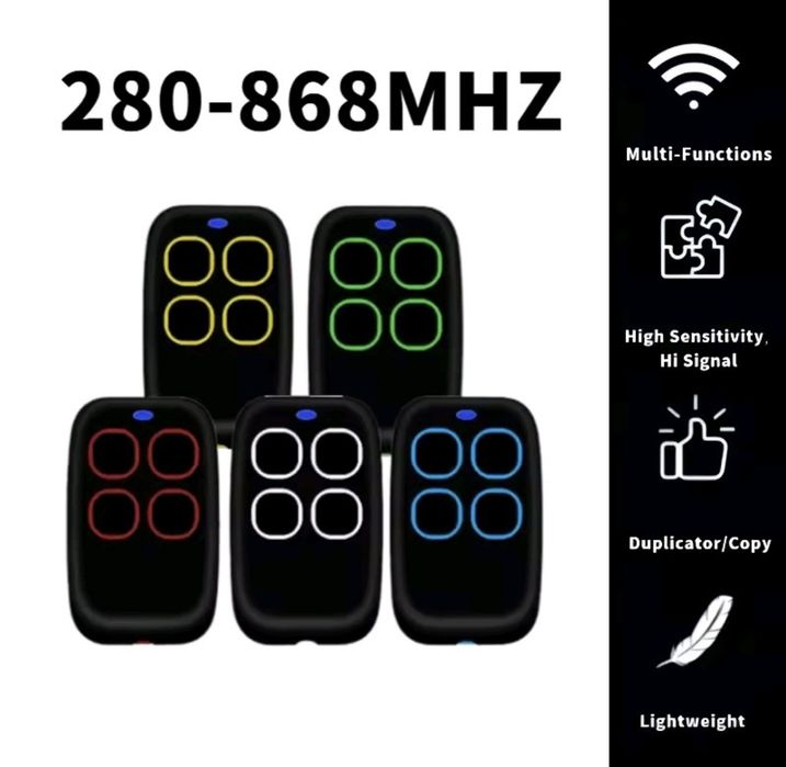 Comando universal Garagem multi frequência