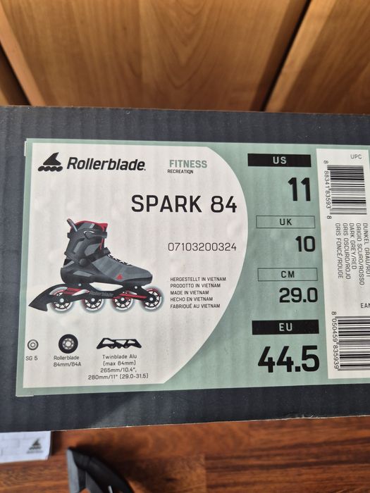Rollerblade Spark 84 rozm. 44,5 / 29cm jak nowe