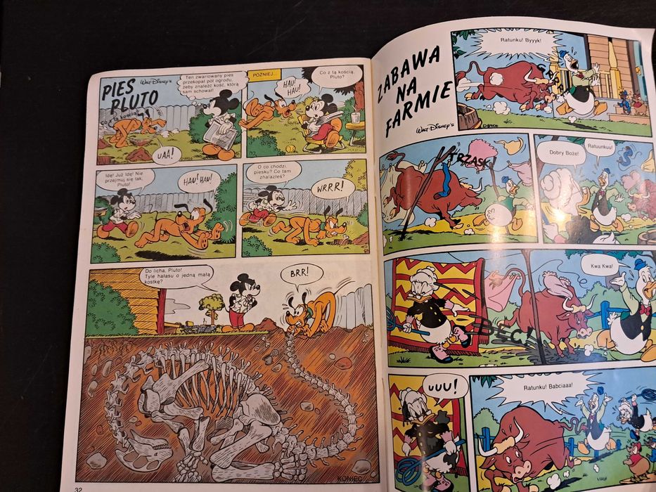 Pierwszy numer Mickey Mouse nr 1/1990 BDB
