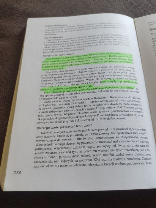 Książka z streszczeniami lektór do liceum
