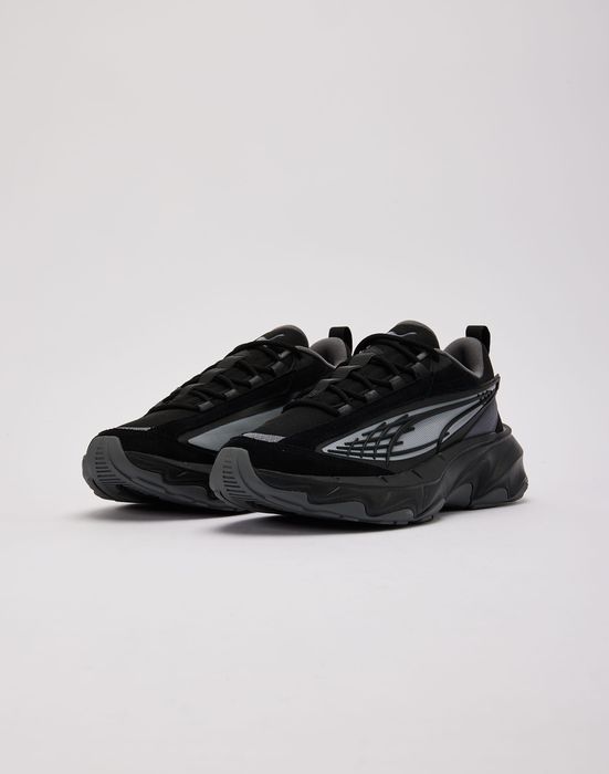 НОВІ PUMA ОРИГІНАЛ 12 46 30 чоловічі кросівки чорні новые мужские черные кроссовки пума оригинал MENS PUMA CARBON PARTICLE 400508 01