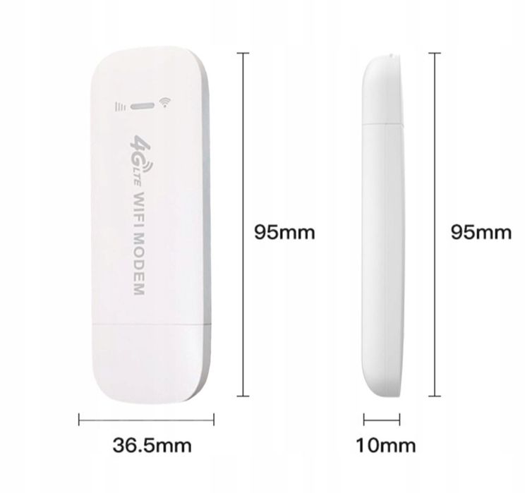 Adapter sieciowy routera WiFi 4G Przenośny bez gniazda karty