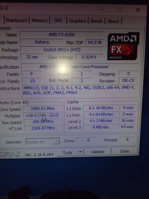 Комплект am3+ fx6300 ddr3 16gb