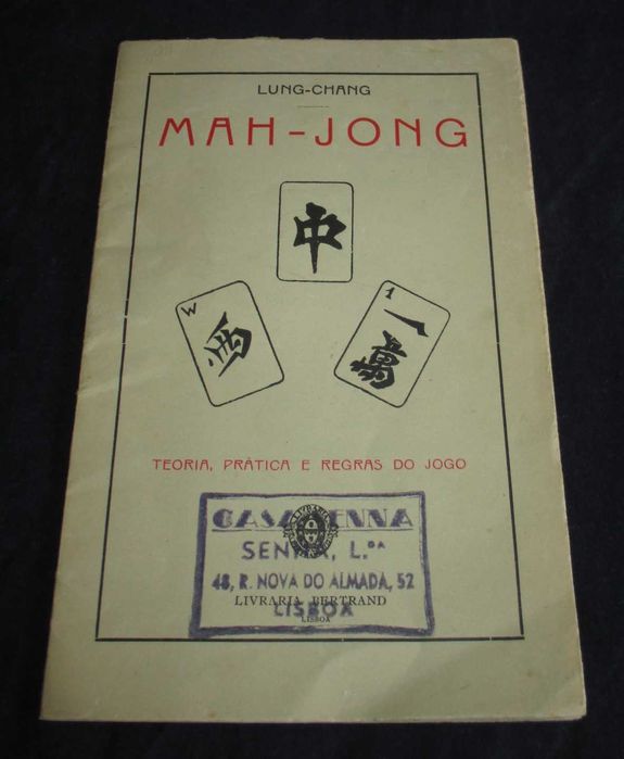 Livro Mah-Jong Teoria Prática e Regras do Jogo Lung-Chang