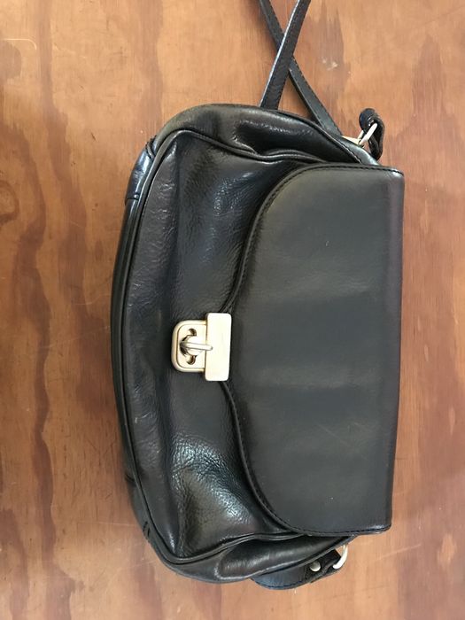 Mala tiracol cabedal vintage