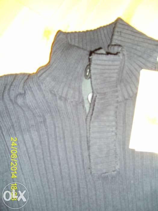męski sweter w kolorze granatowym roz. L