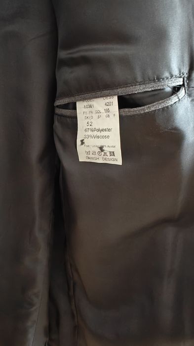 Męska marynarka z kamizelką XXL/XXXL