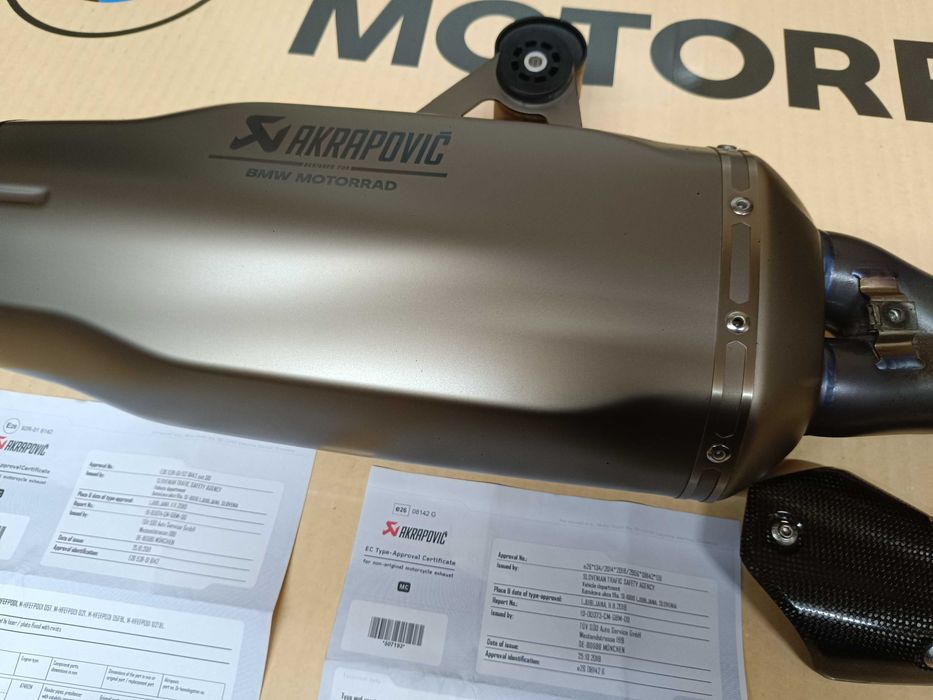 Ponteira Akrapovic BMW R1250 GS GSA Adventure - como NOVA