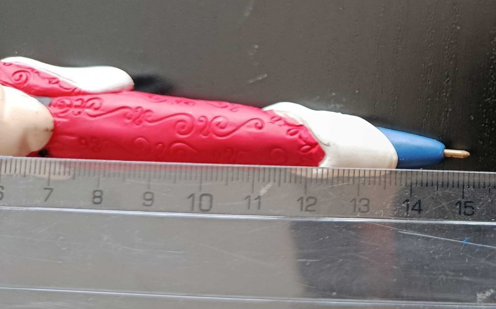 Caneta em formato de Pai Natal