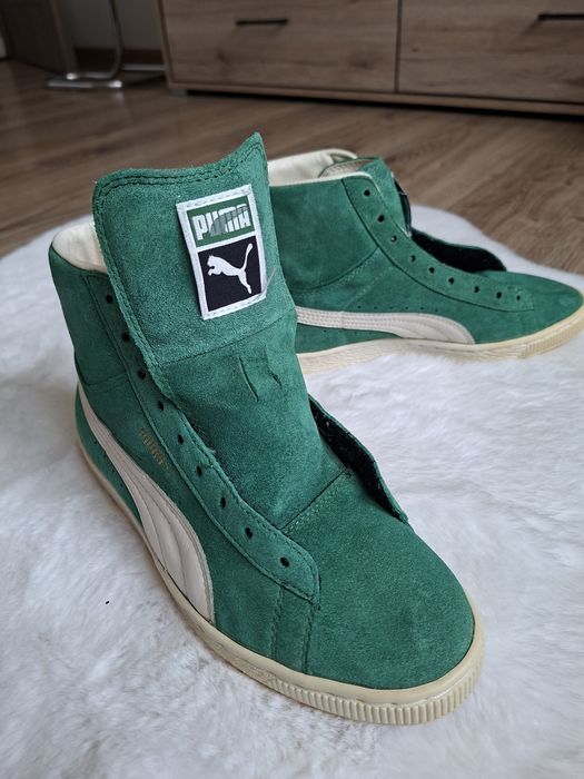 Wysokie zielone sneakersy Puma 38 adidasy