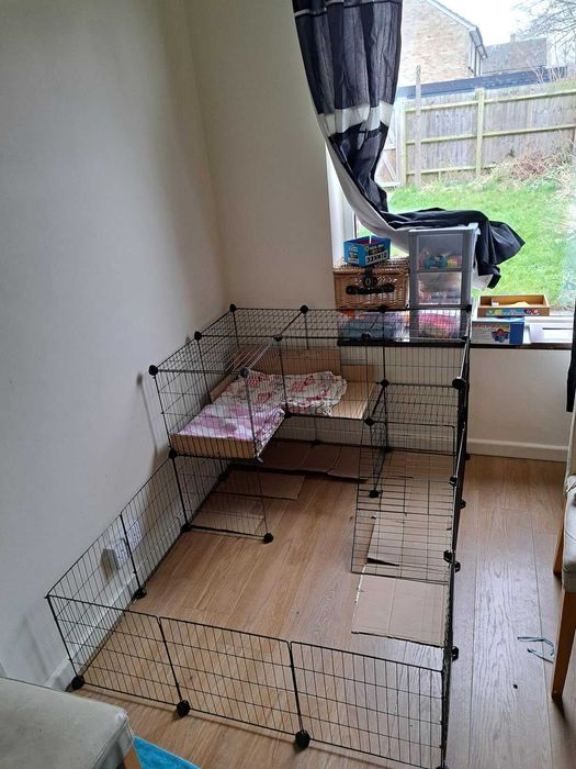 Wybieg NOWA Klatka Kojec dla KRÓLIKA Świnki Chomika PSA Modułowa DUŻA