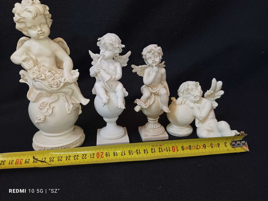 Anioły - aniołki - piękne figurki - 4 sztuki - Koln - (0,85 kg)