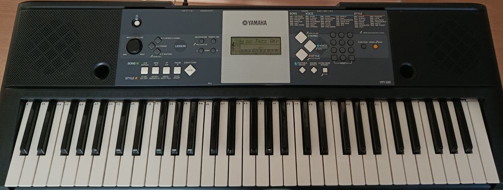 Yamaha YPT-230 keyboard klawisze