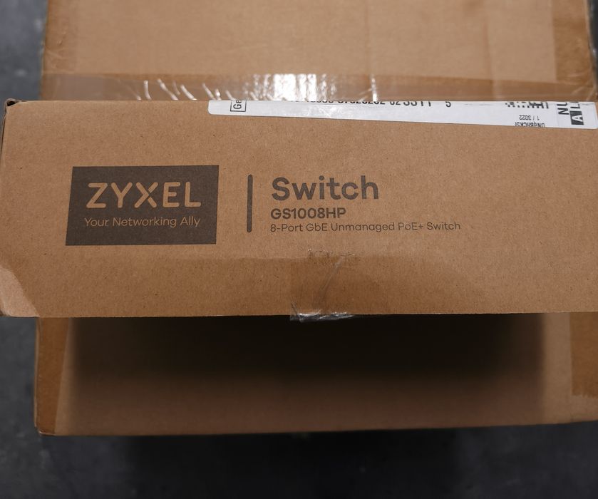 Zyxel switch 8 portów GS1008HP