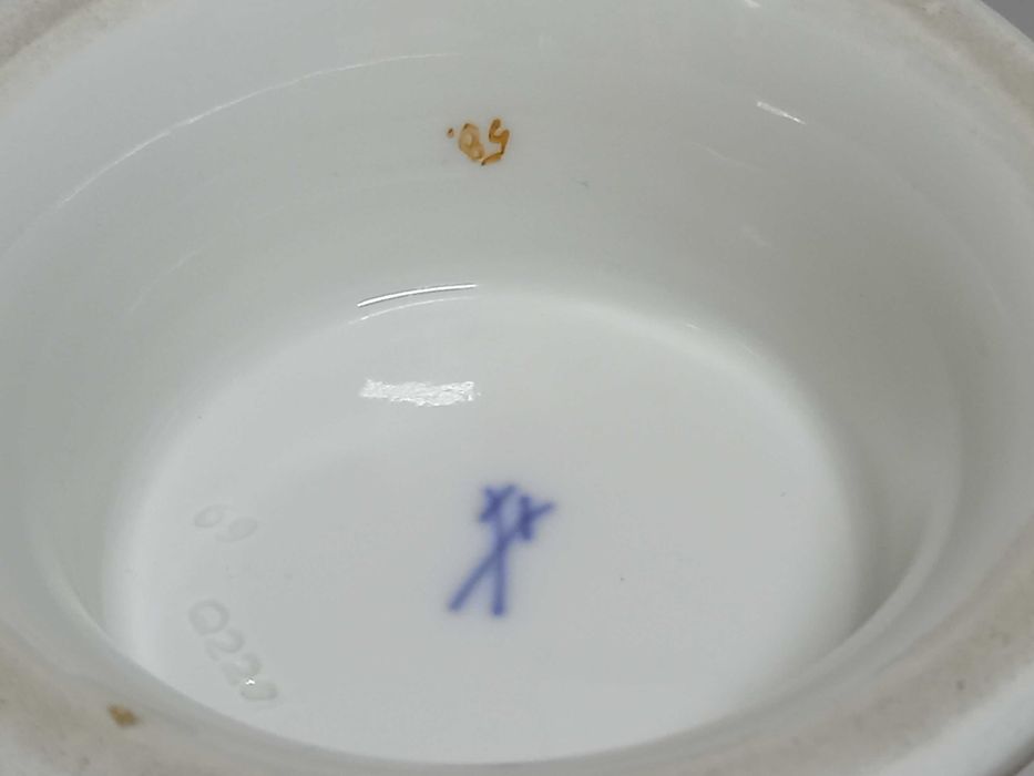 Wazon - krater, ręcznie malowany, MIŚNIA, MEISSEN
