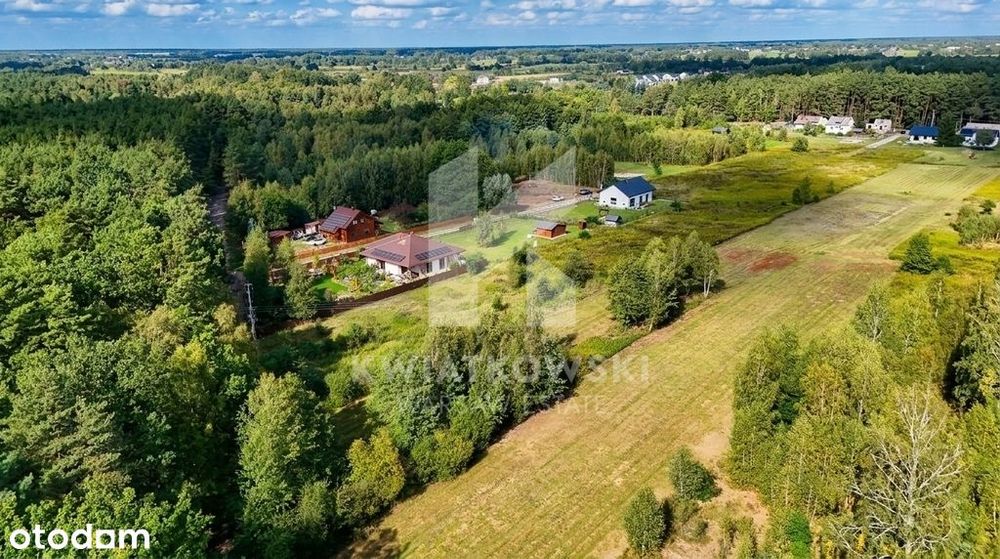 2 x Działka 1270 m² | Kąck, ul. Partyzantów | las - Widok 3