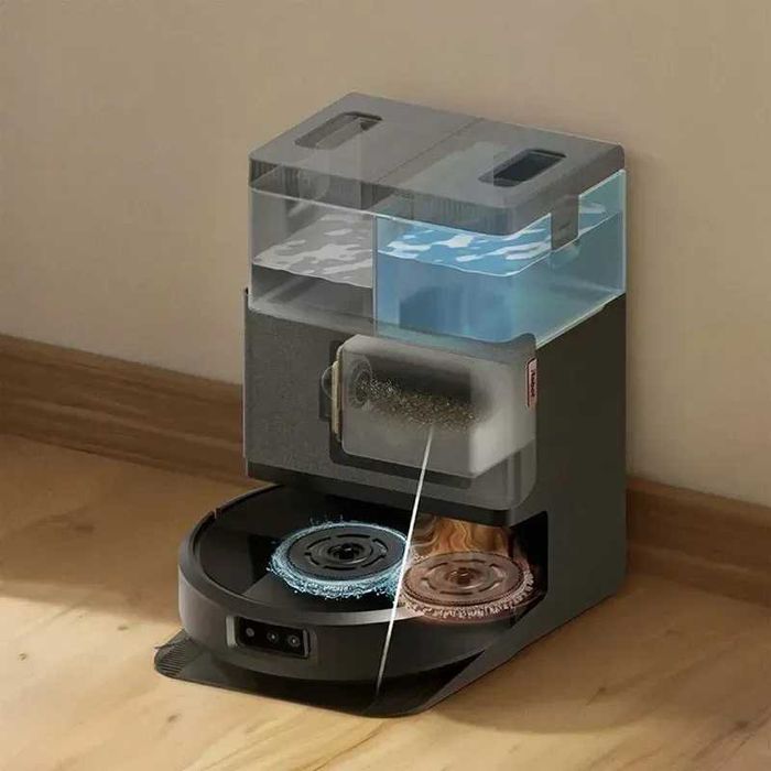 Робот-пилосос iRobot Roomba Combo 505+ AutoWash Dock Black (N185040) | Сухе + вологе прибирання