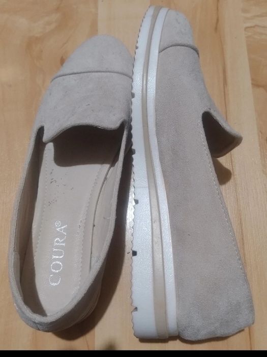 Espadryle beżowe 38