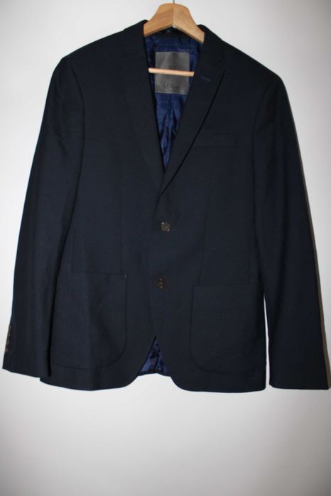 Granatowa marynarka męska s.Oliver 44