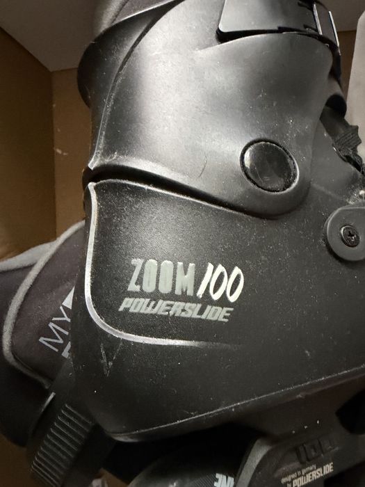 Б/У Ролики, 45-46 розмір, powerslide PWR Zoom pro 100 повний комплект