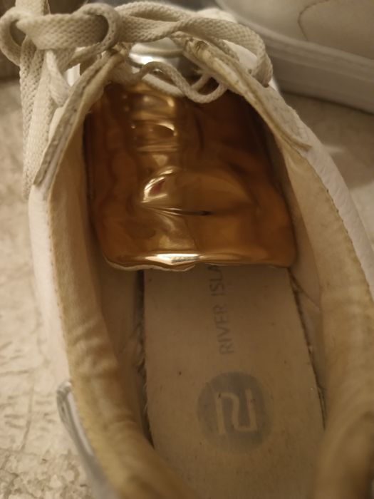 Białe półbuty River Island 38