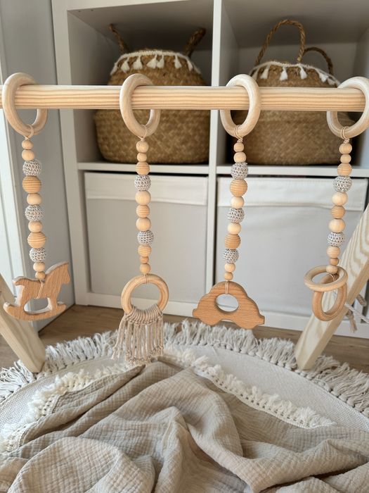 Pakiet 4 zawieszek do stojaka edukacyjnego Baby Gym