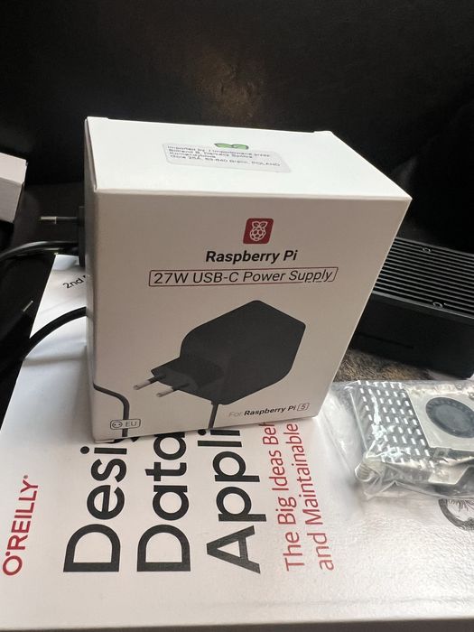 Raspberry PI 5 8gb + oryginalny zasilacz + pasywne chłodzenie