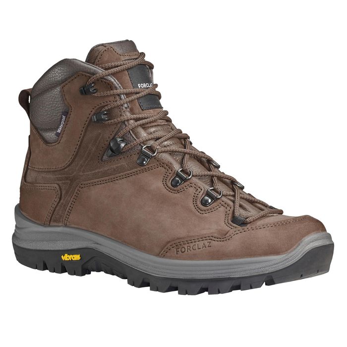 Botas de Trekking Couro Impermeáveis Homem - MT500 Cano alto