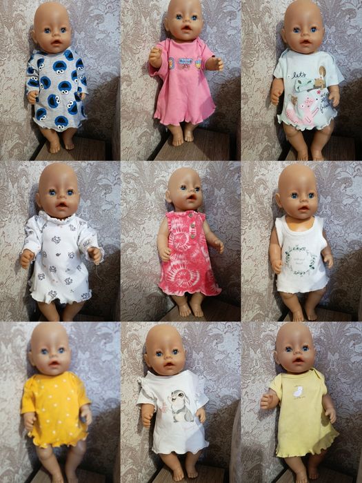 Для ляльки бебі Борн сукня плаття платтячко