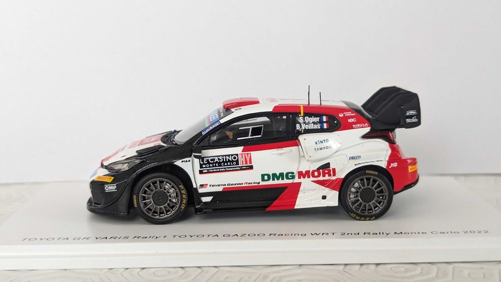 Spark 1:43 S6690 Toyota Yaris Rally1 WRC Ogier Rally Monte Carlo 2022