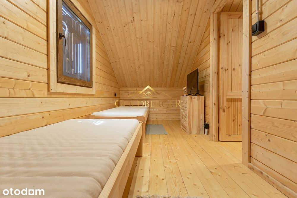 Drewniany dom całoroczny | 74 m² | Działka 1 199 m