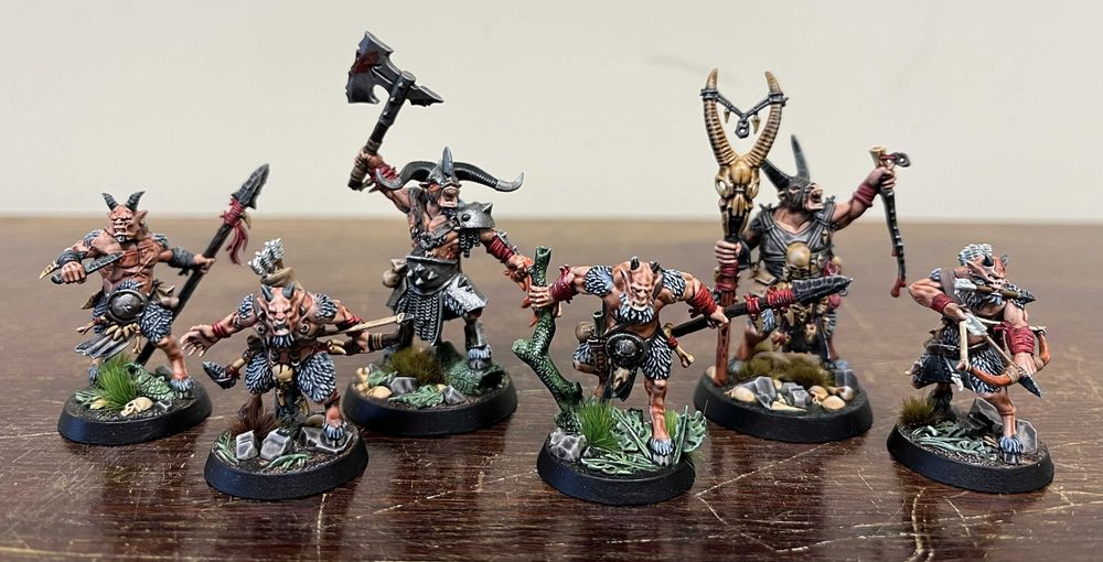Warhammer Underworlds BeastGrave z makietami pomalowane