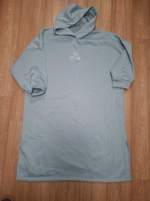 Сукня жіноча ,утеплена,блакитна,на флисе,р60,б/у