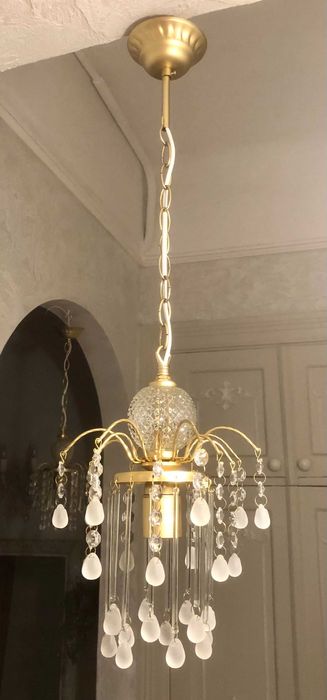 Хрустальная люстра. Винтаж