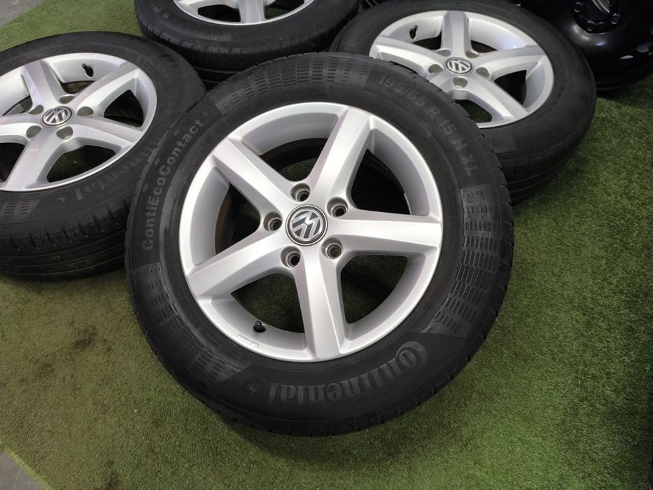 Koła 15" 5x112 opony 195/65/15 VW Passat Golf 5 6 7 8 Touran Caddy