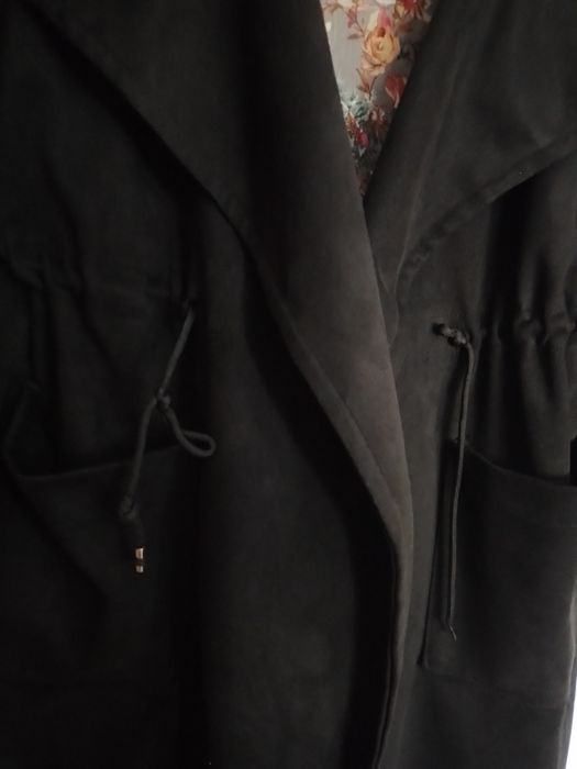 Parka Cari  tamanho único,novo, pele de pêssego