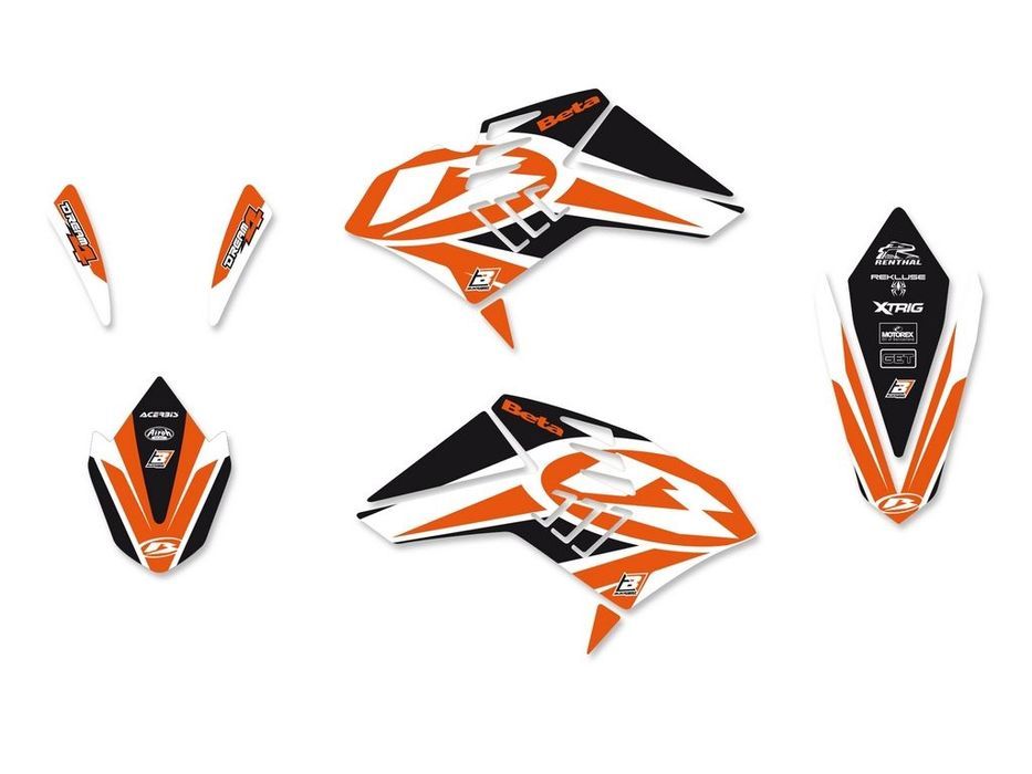 kit autocolantes + capa de banco blackbird dream beta rr